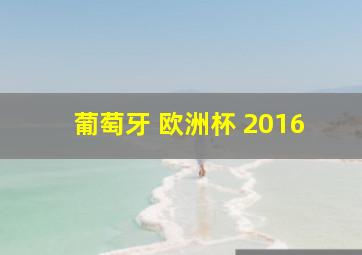 葡萄牙 欧洲杯 2016